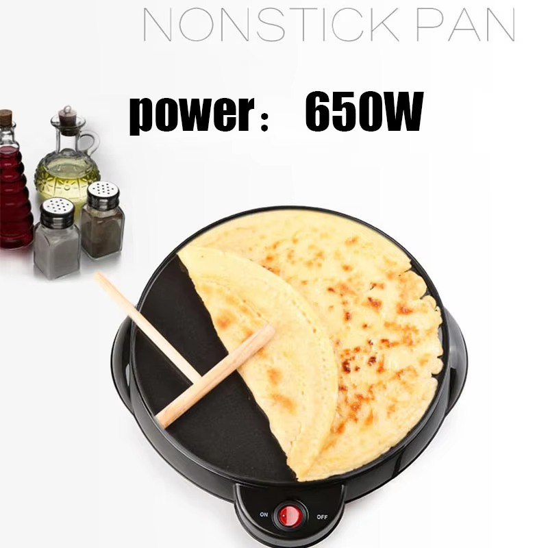 Crepe Maker Non Stick - 220 فولت 650 واط المطبخ الكهربائية