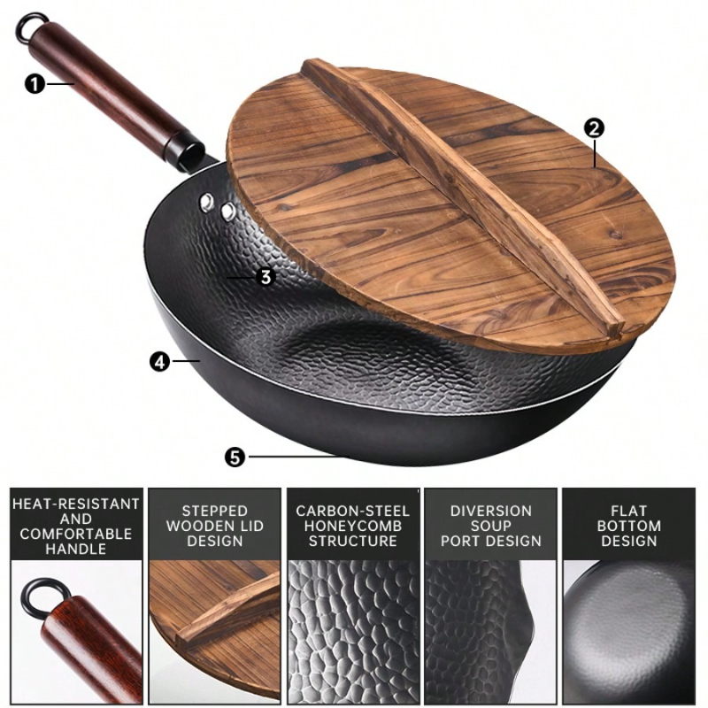 مقلاة من الفولاذ الكربوني مقاس - مراجعة Wok Electric Flat وسعره