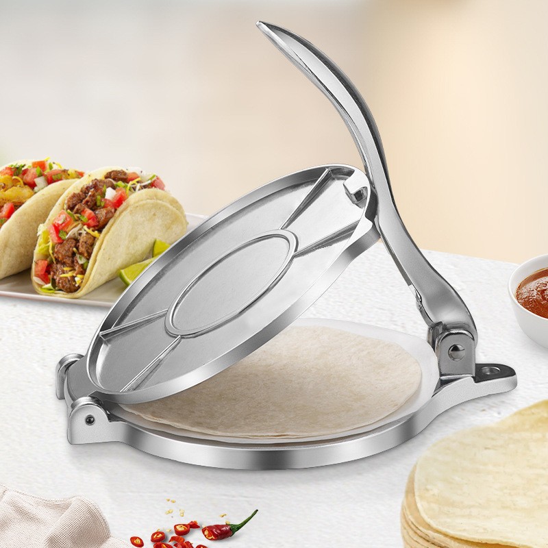 مكبس تورتيلا وصانع زلابية من س - مراجعة Tortilla Press Cast وسعره