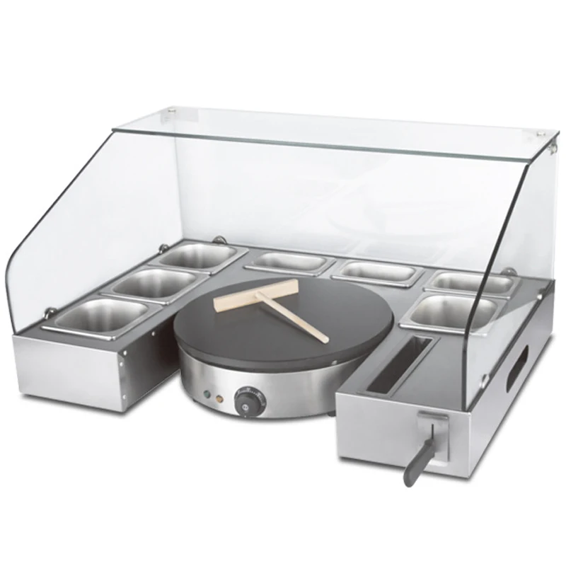 فرن بانكيك مع طاولة عمل ومحطة  - مراجعة Crepe Maker Non Stick وسعره