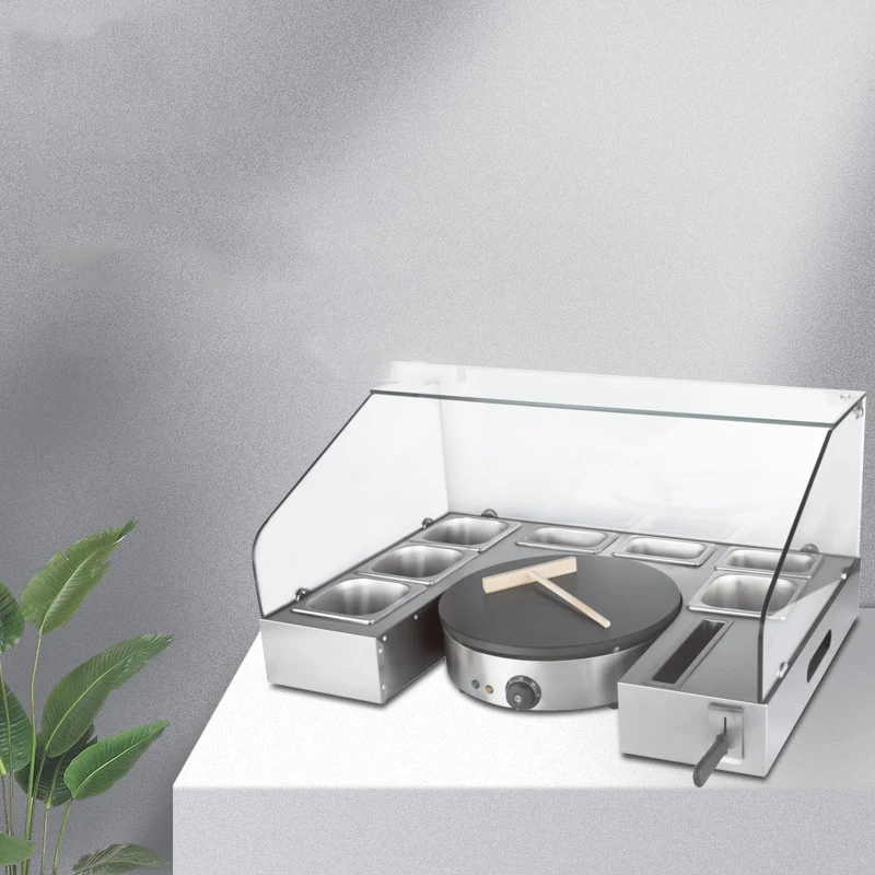 فرن بانكيك مع طاولة عمل ومحطة  - مراجعة Crepe Maker Non Stick وسعره