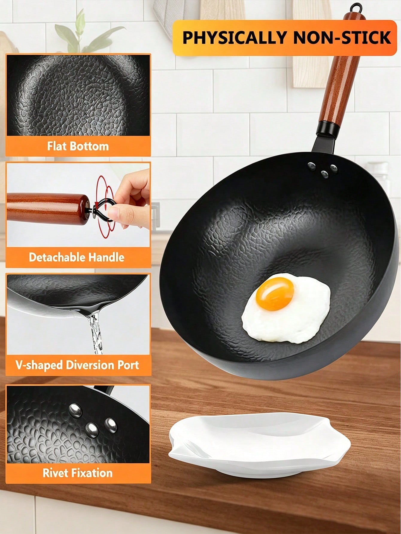 مقلاة ووك مقاس 13 بوصة، مصنوعة - مراجعة Wok Electric Flat وسعره