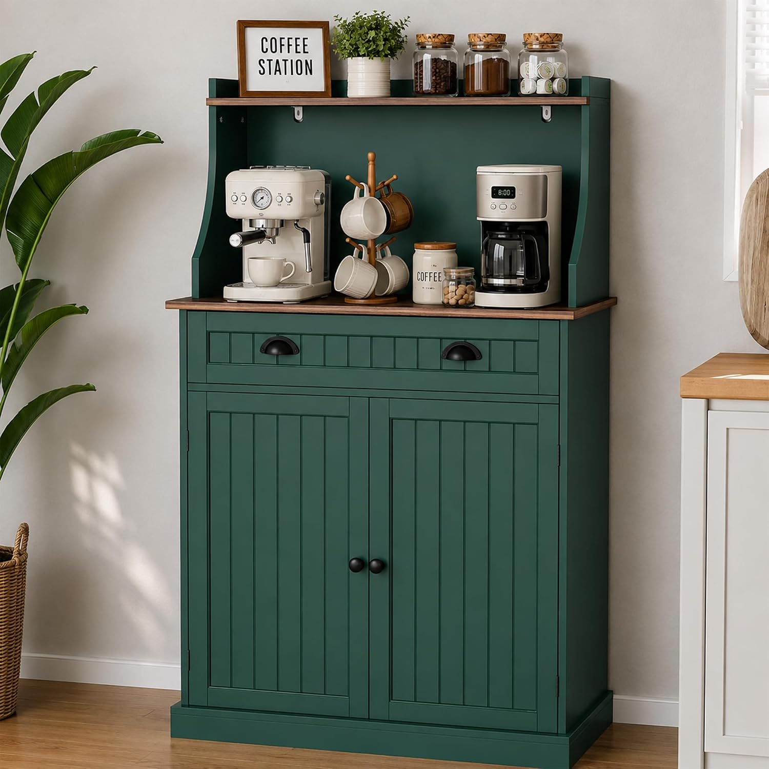 خزانة تخزين للميكروويف بتصميم  - مراجعة Kitchen Appliances Green وسعره