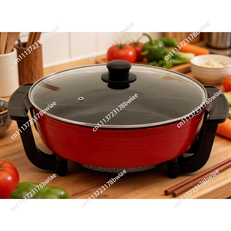 قدر كهربائي غير لاصق سعة 6 لتر - مراجعة Hot Pot Electric وسعره