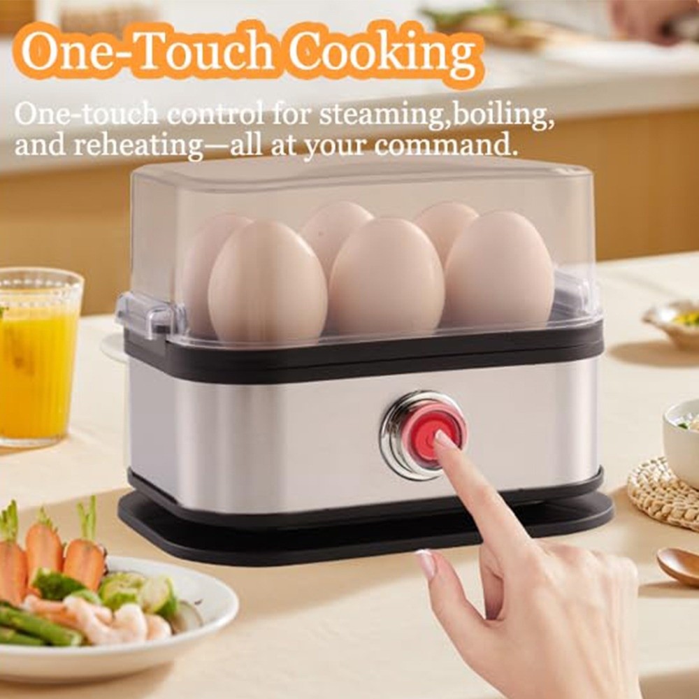 غلاية بيض بقوة 200 وات، سعة 6  - مراجعة Egg Cooker Rapid وسعره
