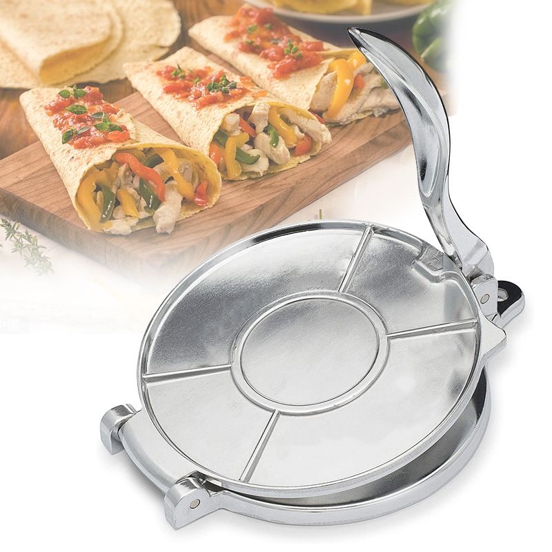 أدوات طهي من الحديد الزهر، مكب - مراجعة Tortilla Press Cast وسعره