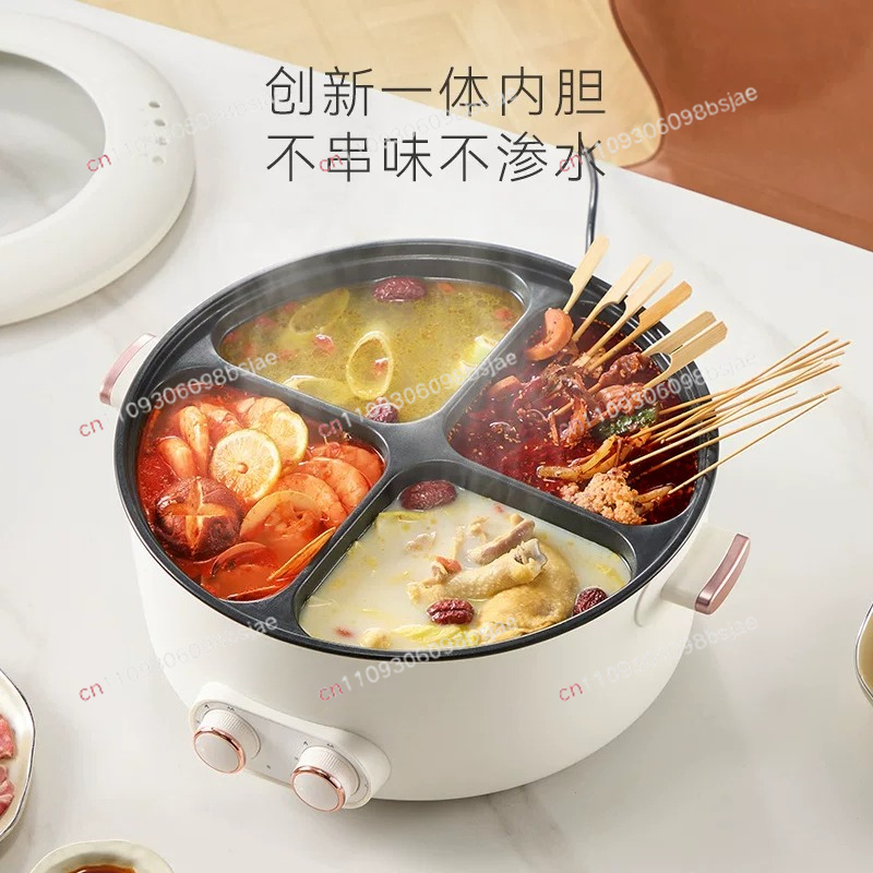 قدر طهي كهربائي مزدوج النكهة ب - مراجعة Hot Pot Electric وسعره