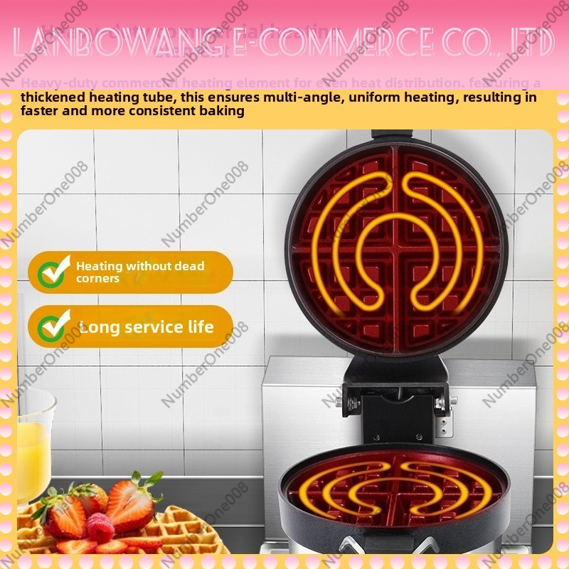 صانعة الوافل الدوارة غير اللاص - مراجعة Crepe Maker Non Stick وسعره