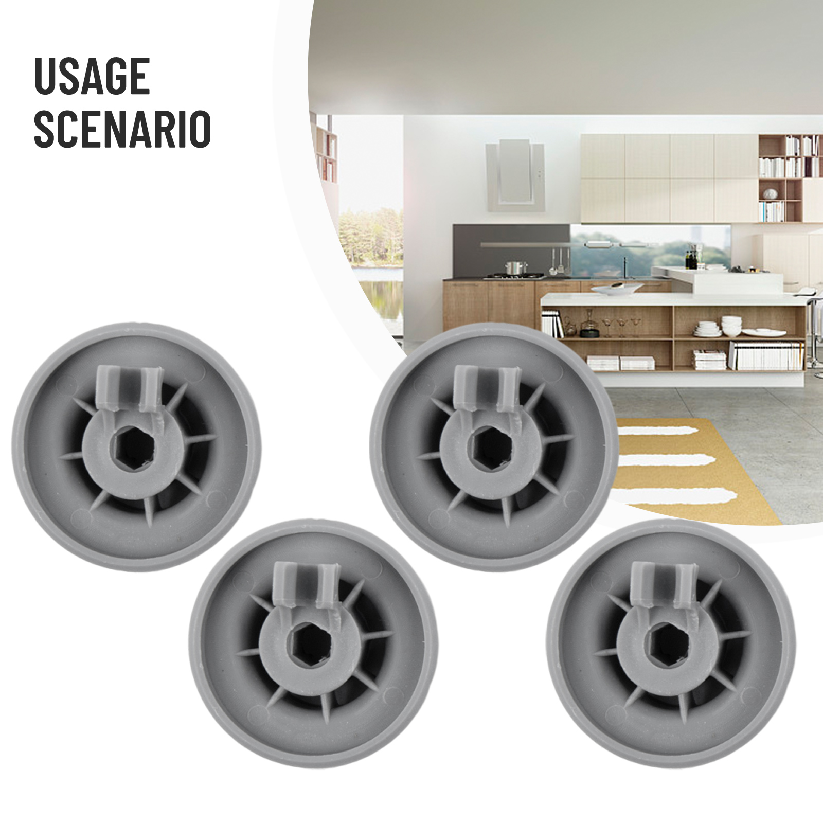 مجموعة من 4 عجلات لغسالة الأطب - مراجعة Kitchen Appliances Bosch وسعره