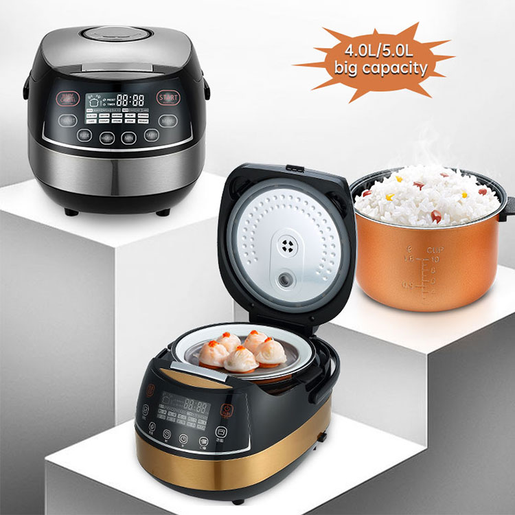 جهاز طبخ الأرز الرقمي متعدد ال - مراجعة Rice Cooker 10 Cup وسعره