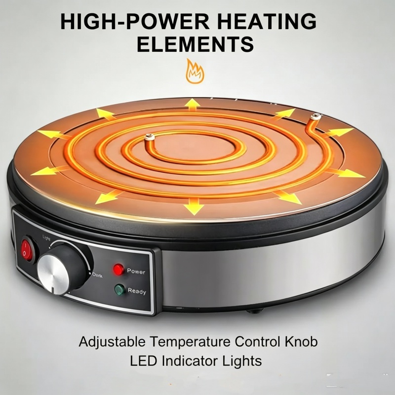 صانعة الكريب الكهربائية غير ال - مراجعة Crepe Maker Non Stick وسعره