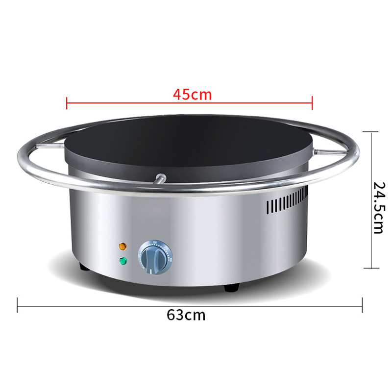 مقلاة كهربائية دوارة يدوية لصن - مراجعة Crepe Maker Non Stick وسعره